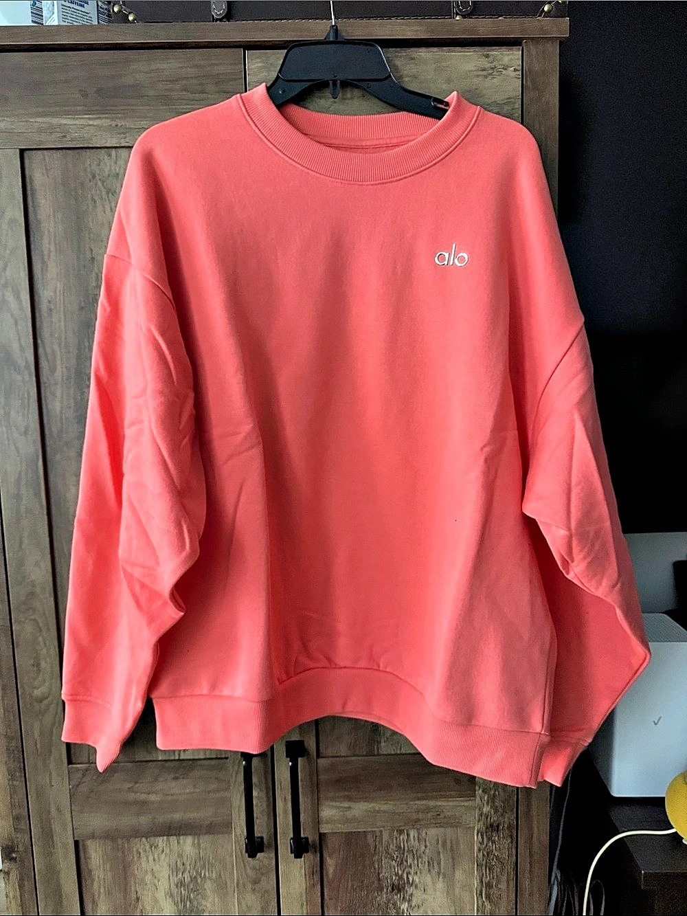 Alo Pink Crewneck Sweatshirt Like New